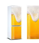 3D наклейка на холодильник Cool холодильник для пива, крышка для двери посудомоечной машины, Кухонное украшение для дома, современные 3d наклейки на стену