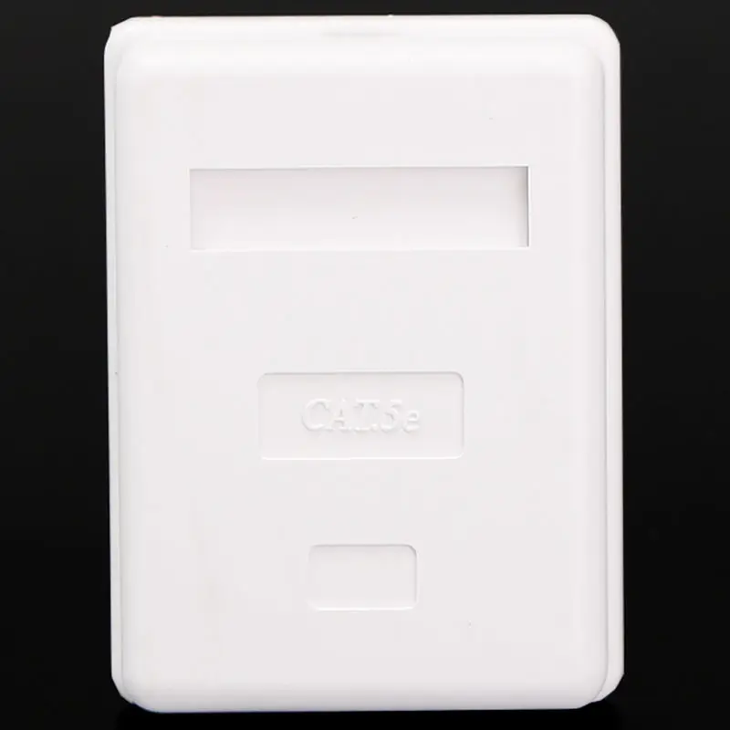 Адаптер Cat5e RJ45 настенный блок сопряжения Jack rj45 ethernet Кабель распределительная