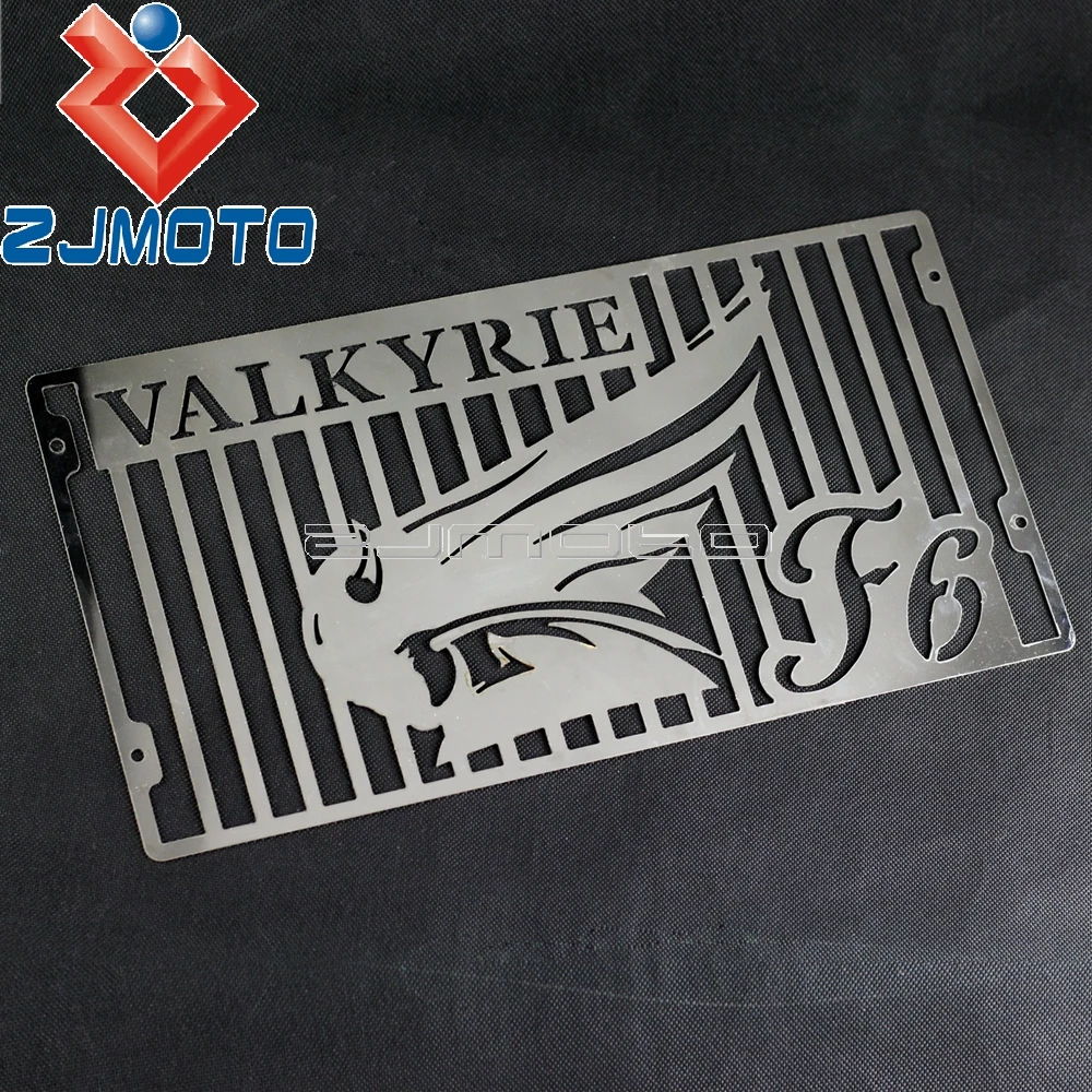 Хромированный гриль радиатора ZJMOTO F6 из нержавеющей стали для Honda Valkyrie GL1500
