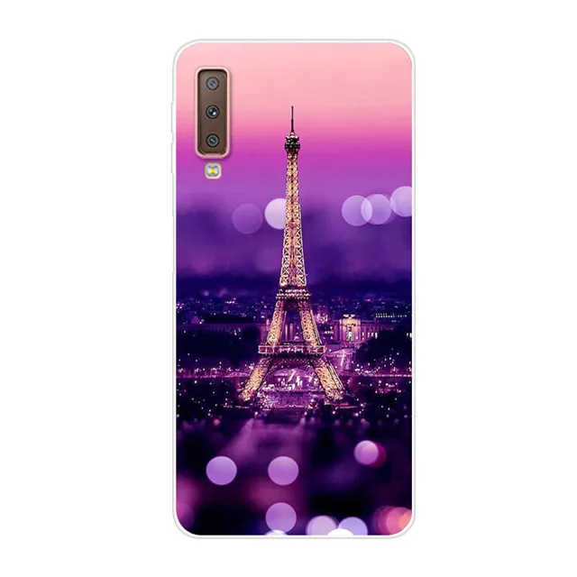 45 1007 Для samsung A7 чехол силиконовый мягкий чехол для телефона чехол для samsung Galaxy A7 чехол тигра крутые A750 6,0 ''7 7A милый - Цвет: 45 1007