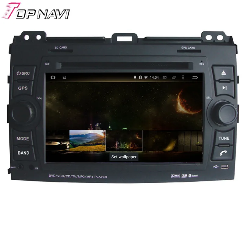 Topnavi Octa Core 4 Гб RAM Android 6 0 автомобильное радио для Toyota Prado 2002 2003 2004 2005 2006 2007 2008 2009 с DVD
