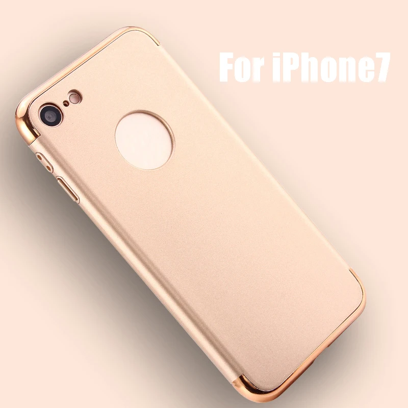 Роскошные Новые 3 в 1 матовое покрытие жесткий PC анти шок чехол для iPhone 7/7 Plus