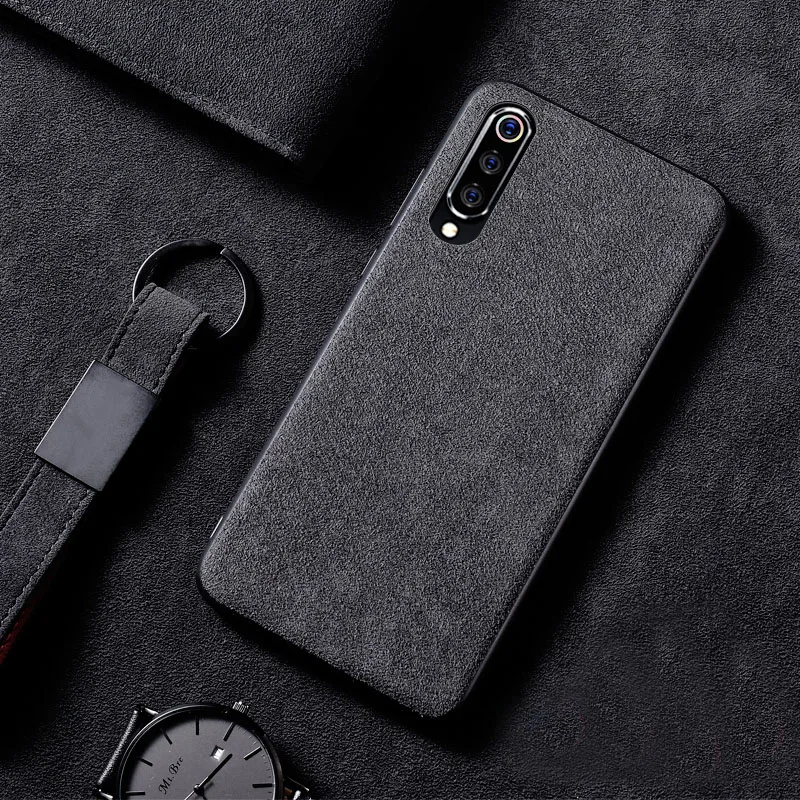 Материя Меховой чехол для телефона для Xiaomi mi 9 mi 9 роскошный автомобильный кожаный чехол для Xiaomi mi 9 SE стильный защитный чехол Роскошный чехол