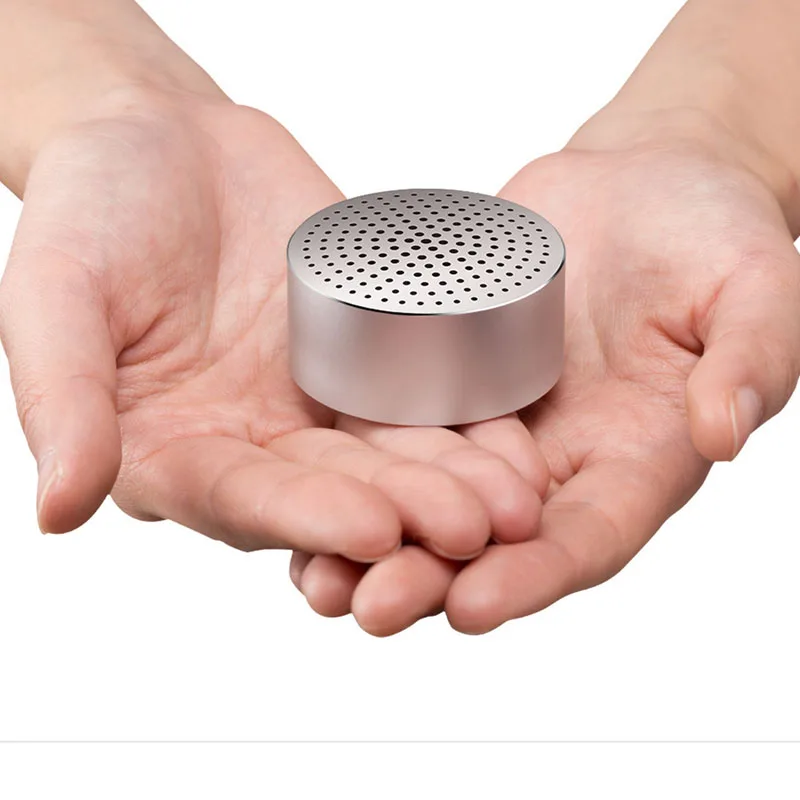Xiaomi Mi Bluetooth динамик Портативный беспроводной мини круглая коробка Lourpeaker металла