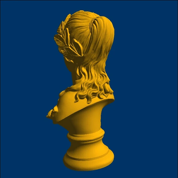 3D модель STL формирующий станок с ЧПУ компьютерная резьба рельеф виллы бюст|3d model