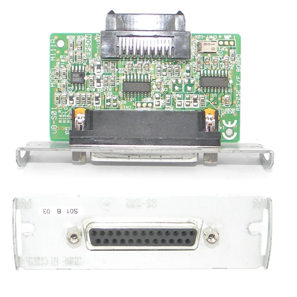 Интерфейс RS232 E PSON UB S01 I/F модель платы M111A карты Запчасти для принтера|card|card cardcard board