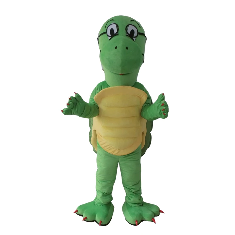 Green Turtle Costume Cosplay Outfits Adult Women Men Cartoon Sea Mascot costume For Carnival Festival Commercial Activity |