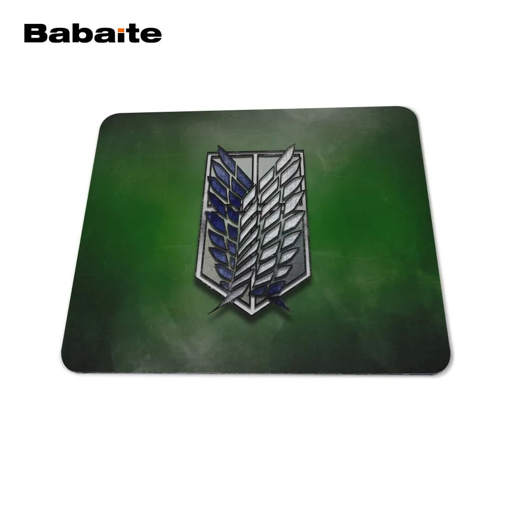Коврик для мыши Babaite Attack on Titan Survey Corps The Wings of Freedom изготовленный на заказ |