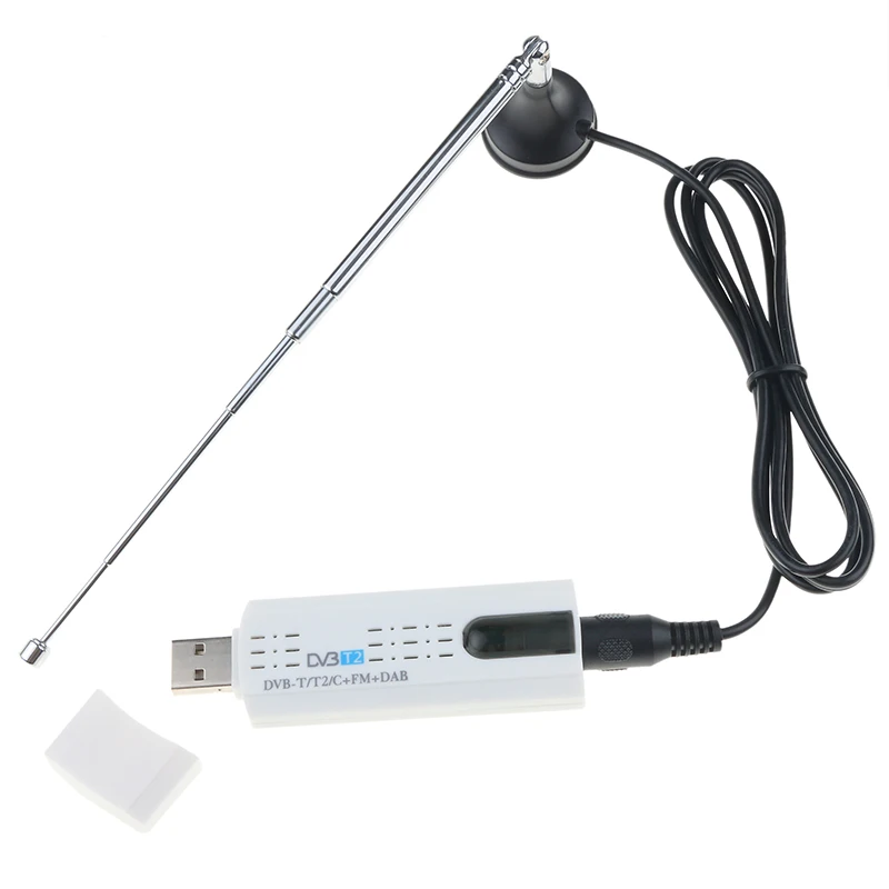 Цифровая антенна Kebidu ТВ тюнер с регулируемой антенной для ПК USB 2 0 HD DVB T T2