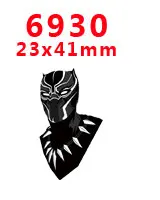PR6930 Новое поступление,, 30 шт./упак., напечатанный плоский полимер, плоская задняя смола для украшения волос, Бант PR6936 - Цвет: PR6930
