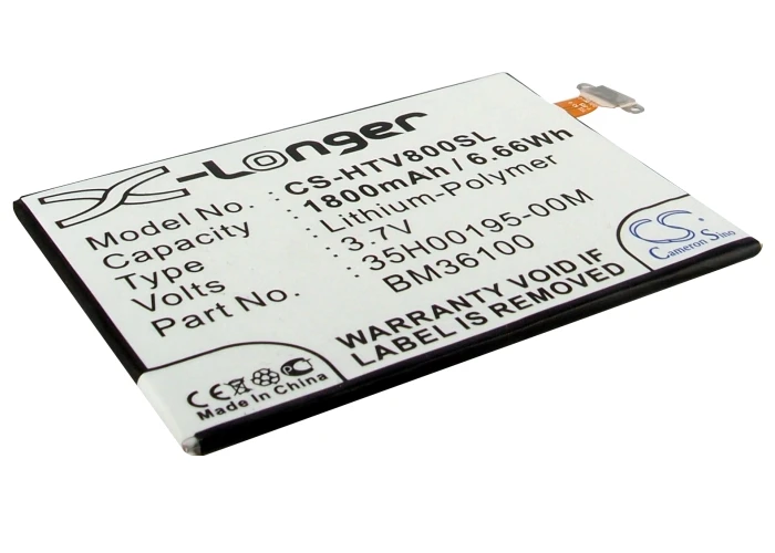 Аккумулятор Cameron Sino 1800 мАч 35H00195-00M BM36100 для HTC One VX PM36100 Totem C2 V8 | Мобильные телефоны и
