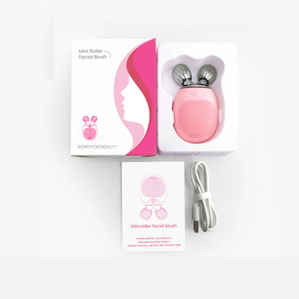 

Silicone Cleansing Instrument USB Charging Multi-function Waterproof Facial Care Tool Home Shock Electric Massage Wash Brush