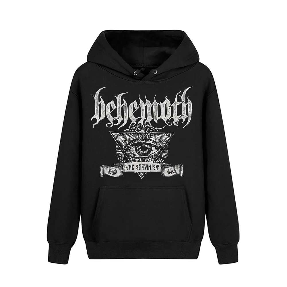 Bloodhoof Бегемот группа черного цвета в стиле дэт метал Металл! Черные худи