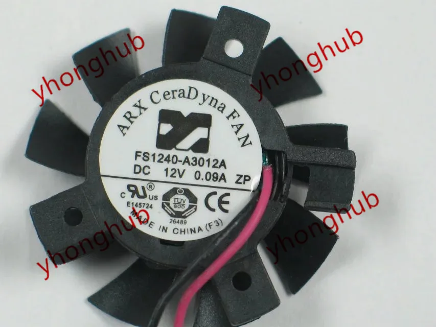 ARX FS1240-A3012A DC 12V 0.09A 25x25x20 мм вентилятор охлаждения сервера | Компьютеры и офис