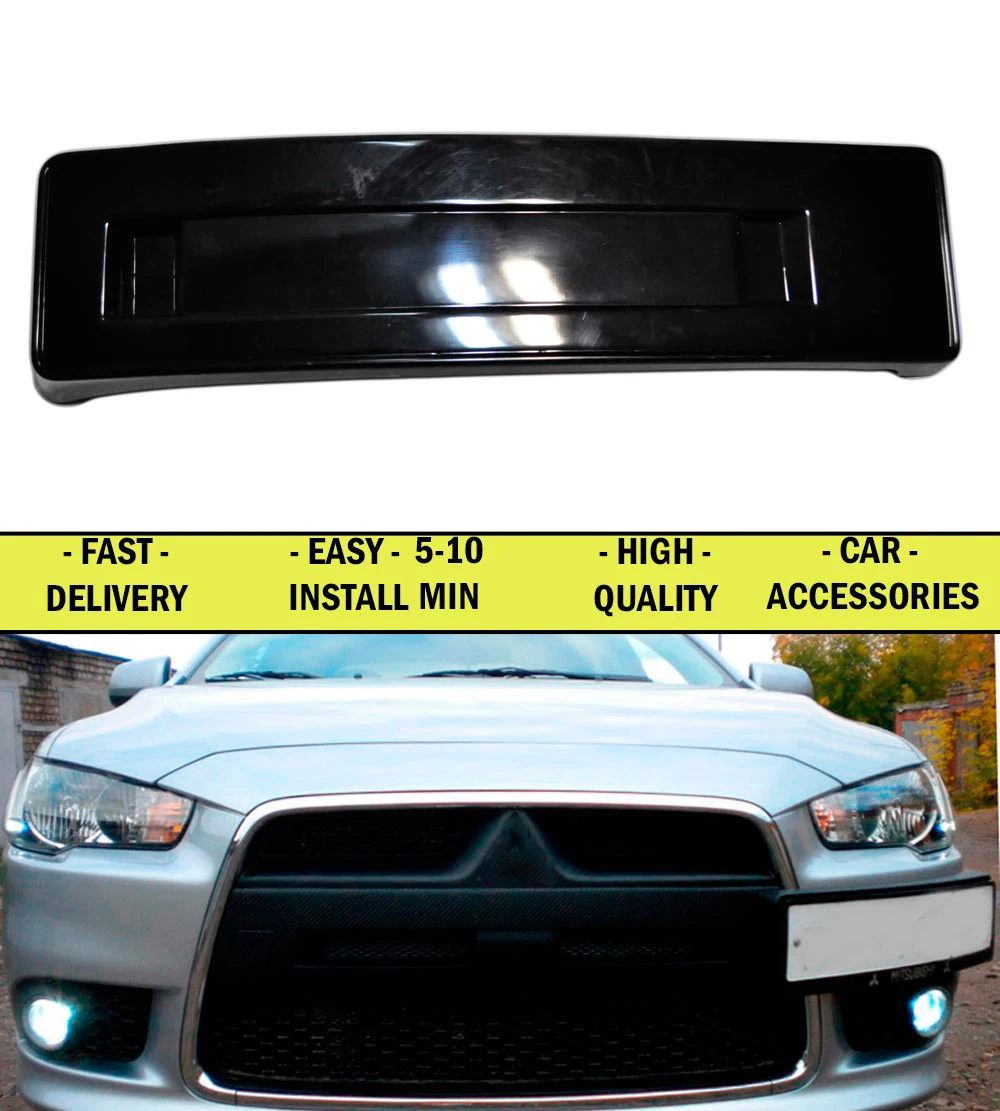Подиумный номерной знак для Mitsubishi Lancer X 2011 2014 дизайн салона автомобиля спортивный