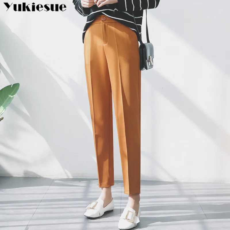 Women Spring Solid High Waist Long Pants Formal OL Elegant Harem Pants For Ladies In Workplace Business Suits Trousers clothes
Women Spring Solid High Waist Long Pants Formal OL Elegant Harem Pants For Ladies In Workplace Business Suits Trousers clothes