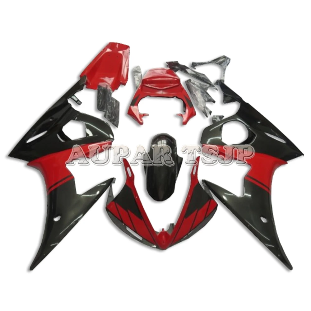 

For Yamaha 2003 2004 2005 YZF-600 R6 03 04 05 Sportbike Bodywork Kit Red Black Cowlings Complete Fairings Injection Bike Covers