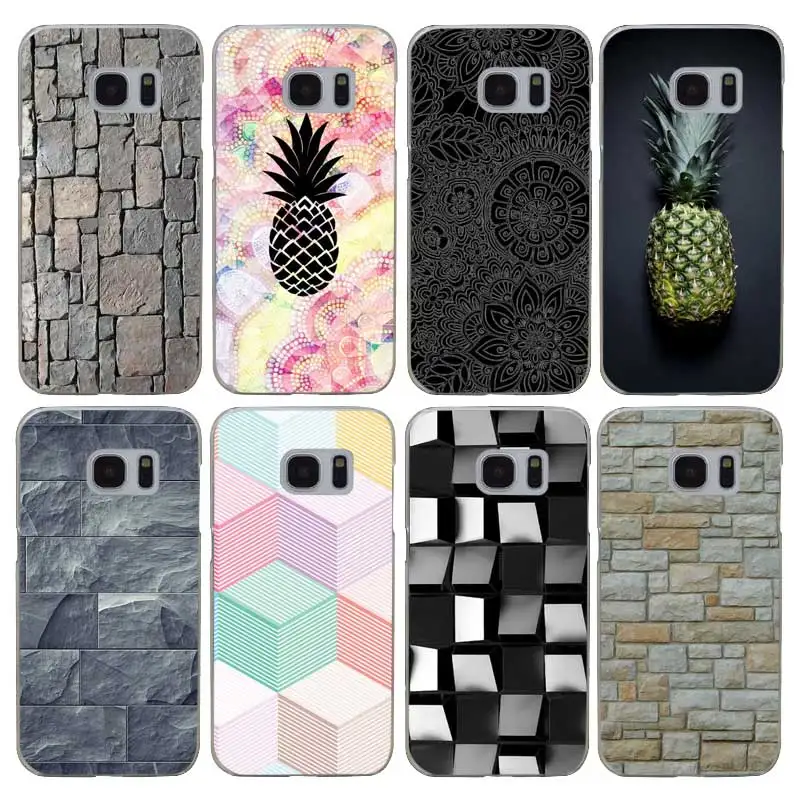 H414 крутой 3d Pattern Прозрачный жесткий чехол для Samsung Galaxy S Note 3 4 5 6 7 8 9 Edge Plus |