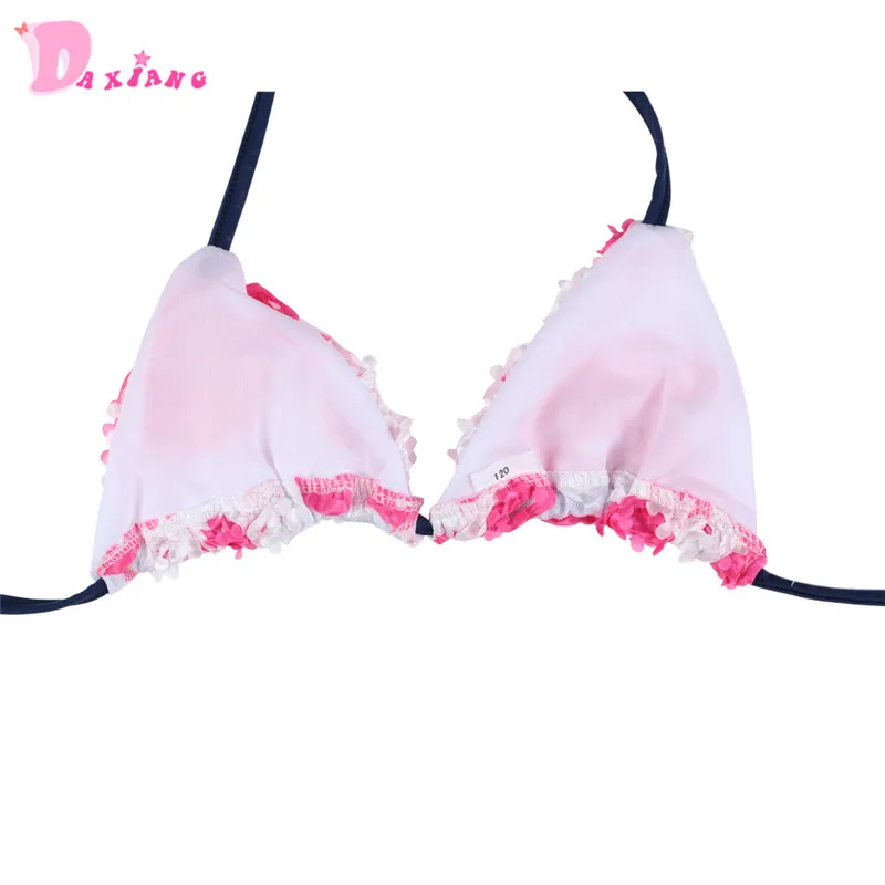 2 шт./компл. бикини в цветочек летний купальник купальный костюм для девочек