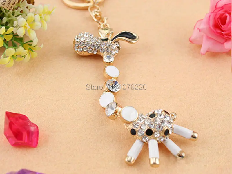 Брелок в виде жирафа с кристаллами|gift bag wholesale|gift bags combag etc |