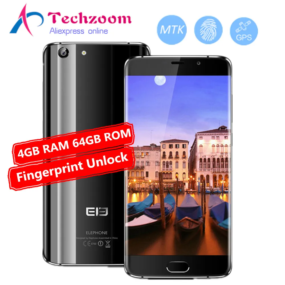 Elephone S7 Helio X20/X25 4GB RAM 64GB ROM Mobile Phone MTK Deca Core 5.5 Inch FHD Screen Android 6.0 4G LTE Smartphone | Мобильные