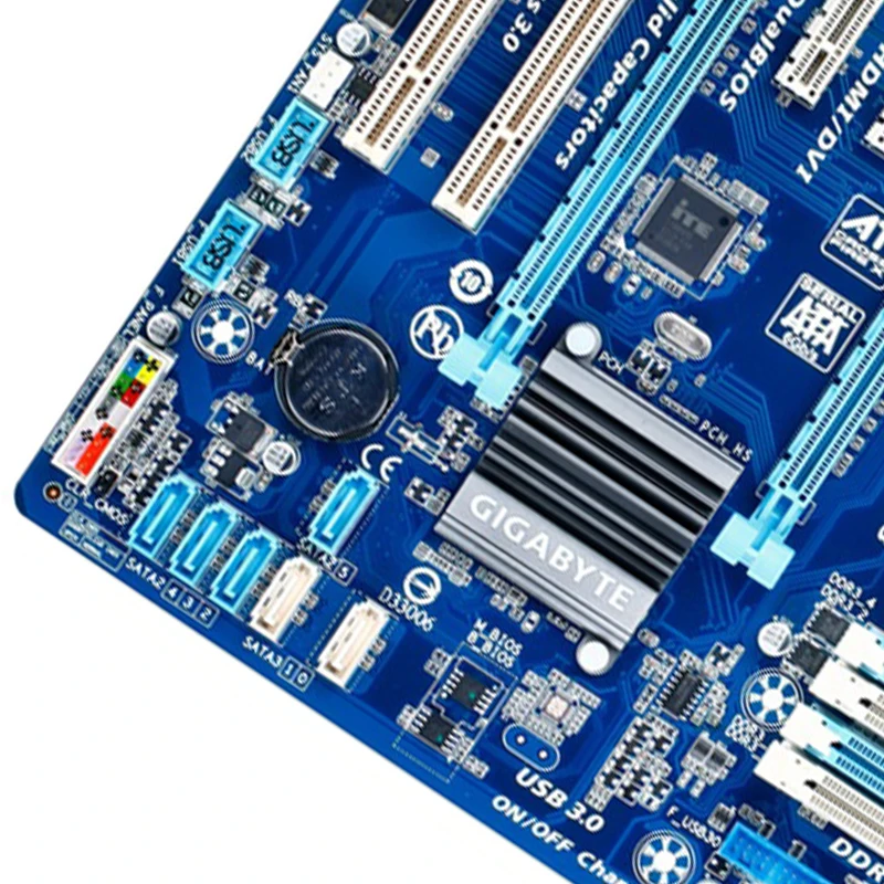 GIGABYTE GA-Z77-HD3 материнская плата для настольного компьютера LGA1155 DDR3 i3 i5 i7 ATX |