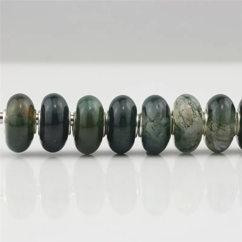 Модные подвески с натуральными бусинами из настоящего серебра 925 пробы