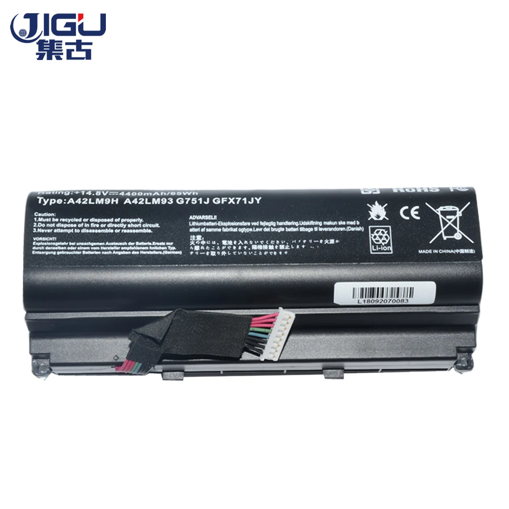 Аккумулятор для ноутбука JIGU A42LM93 A42LM9H A42N1403 Asus G751 Series G751J G751JM G751JT G751JY GFX71 GFX71J GFX71JM