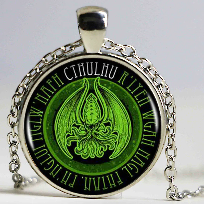 1 шт./лот модная подвеска Kraken Cthulhu и ожерелье с кабошоном винтажная длинная