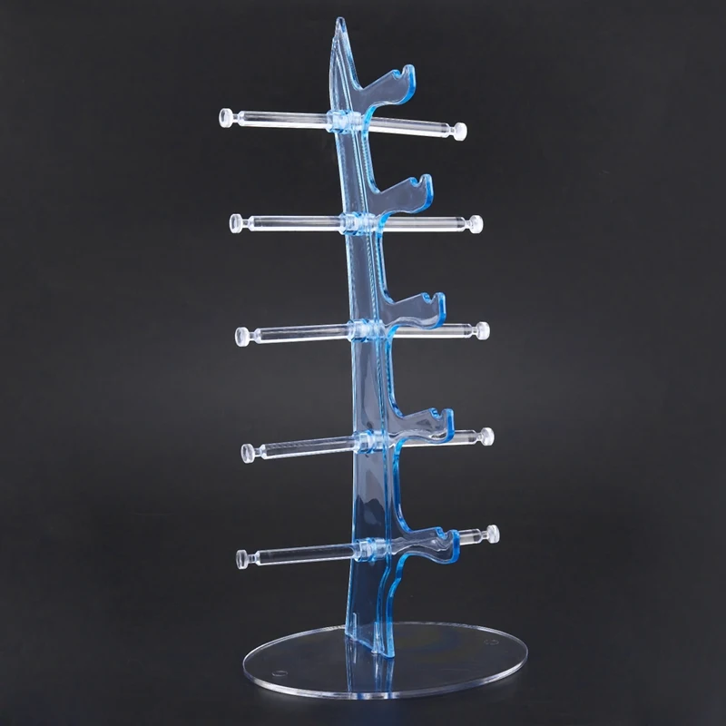 Модные пластиковые 5 пар солнцезащитных очков счетчик стойки дисплей стенд