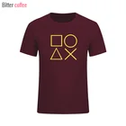 Новинка, Модная креативная летняя футболка с принтом игровой приставки американского размера, хлопковая футболка с коротким рукавом для мальчиков