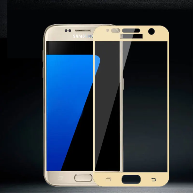 Передняя пленка из закаленного стекла для Samsung S7 G930F 5 1 ''Защитная экрана Galaxy