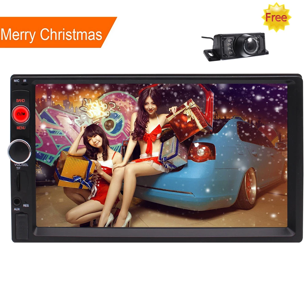 Автомагнитола 2 Din 6 дюйма сенсорный экран без DVD/CD проигрывателя Авторадио Bluetooth Aux