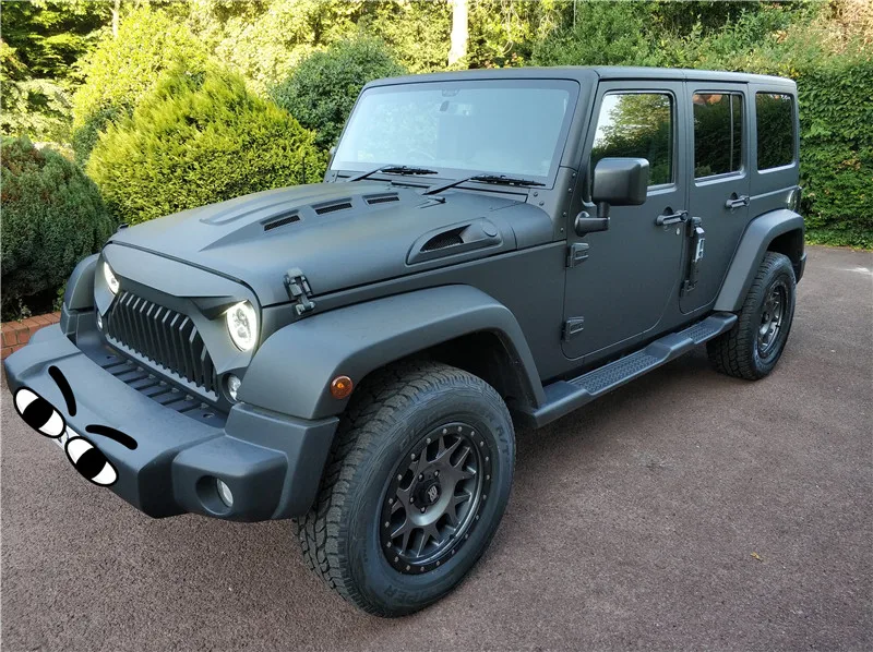 Черный капот Мстителей для wrangler JK J076 2007 2017|Капоты| |