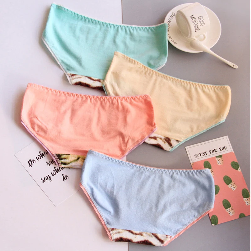 Girls Cat Panties Kids Cotton Underwear Teenage Panties For 12-20Y Casual Children Underwear Female Brief Culotte Femme