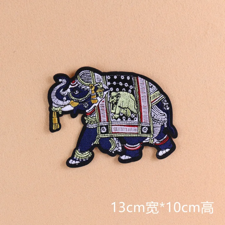 Слон вышивка тканевые наклейки в этническом стиле аксессуары для одежды