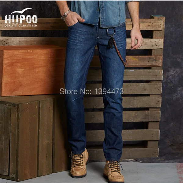 Hiipoo Authentic denim pants goffer 
