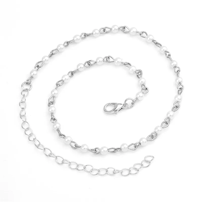 Crazy Feng New Elegant Simitated Pearl Statement Choker Necklaces Bridal Jewelry For Women Wedding Party Accessories Gift | Украшения и