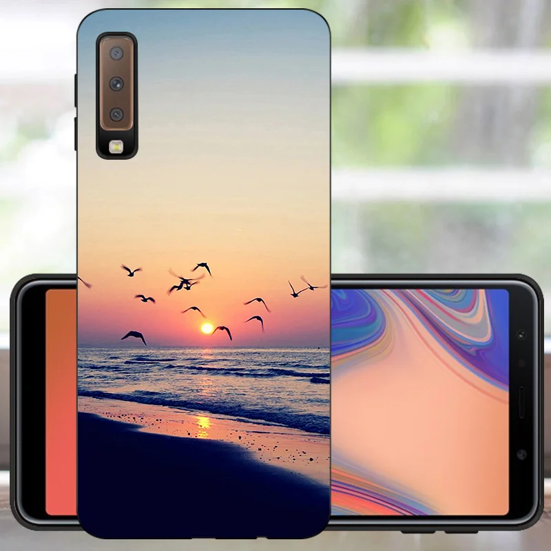 FANATU для Funda samsung Galaxy A7 чехол для samsung A7 силиконовый чехол-бампер для телефона samsung Galaxy A7 A750