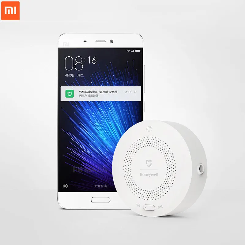 Умный детектор сигнализации Xiaomi Mijia Honeywell CH4 прибор для контроля за потолочным и
