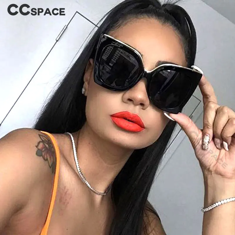 47253 Ретро кошачий глаз Квадратные Солнцезащитные очки мужские и женские Модные