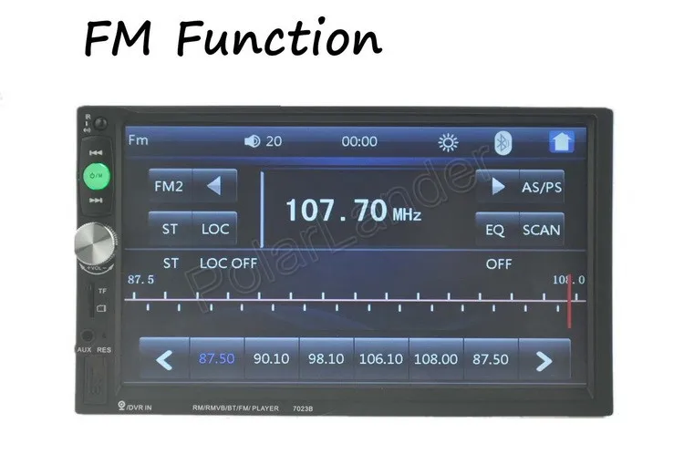 Автомагнитола 7 дюймовый сенсорный экран 2 Din MP5 USB/TF/FM/Aux Bluetooth|camera security for home|camera