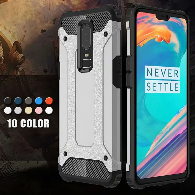 For OnePlus 6 Case Shockproof Hybrid PC Armor Anti-Shock Silicone Phone Oneplus 5 5T Shell Cover Rugged | Мобильные телефоны и