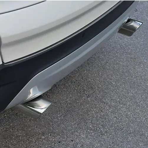 Высокое качество 2 шт./компл. наконечник выхлопной трубы из нержавеющей стали