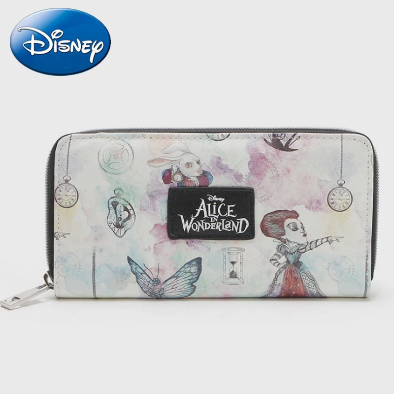 Disney настоящий женский кошелек Алиса сумки для девушек многофункциональный