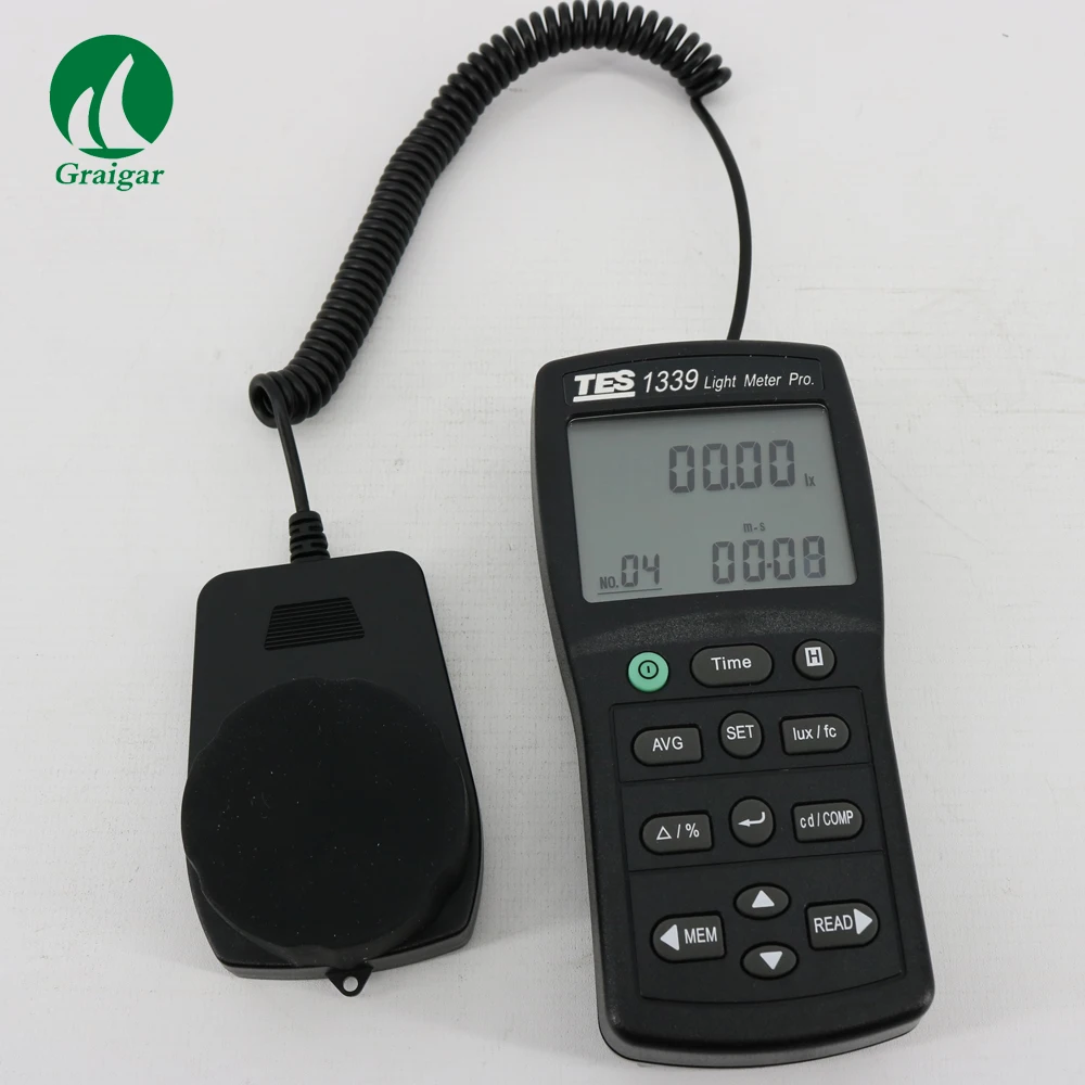 

TES-1339 Digital Lux Light Meter Tester Measuring Levels Ranging 0.01 to 999900