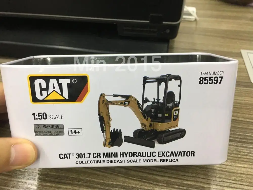 Мини гидравлический экскаватор Caterpillar Cat 301 7 CR масштаб 1:50 металл от Diecast Masters