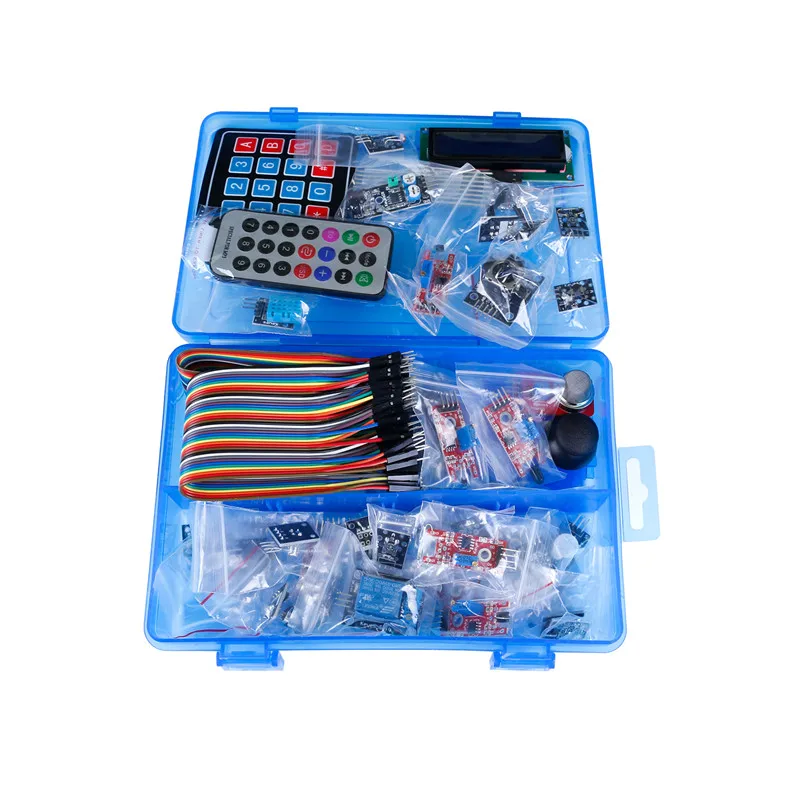 Комплект датчиков Sunfounder V1.0 для Arduino 37 модулей R3 Mega2560 Mega328 Nano (плата UNO в комплект не