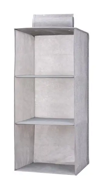 B-Shelf 3 layer 5/4/3 секции Органайзер висящие полки шкафа обувь, одежда органайзер для хранения одежды корзина для белья коробка для хранения косметики - Цвет: B-Shelf 3 layer