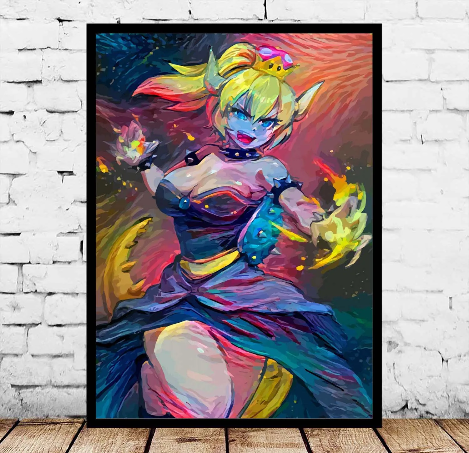Asuna Black Rock Shooter Blonde Bowsette Boogiepop Celty Crimson Wizard Megumin Dabi Demon Rem Japan Anime Poster No Frame | Дом и сад
